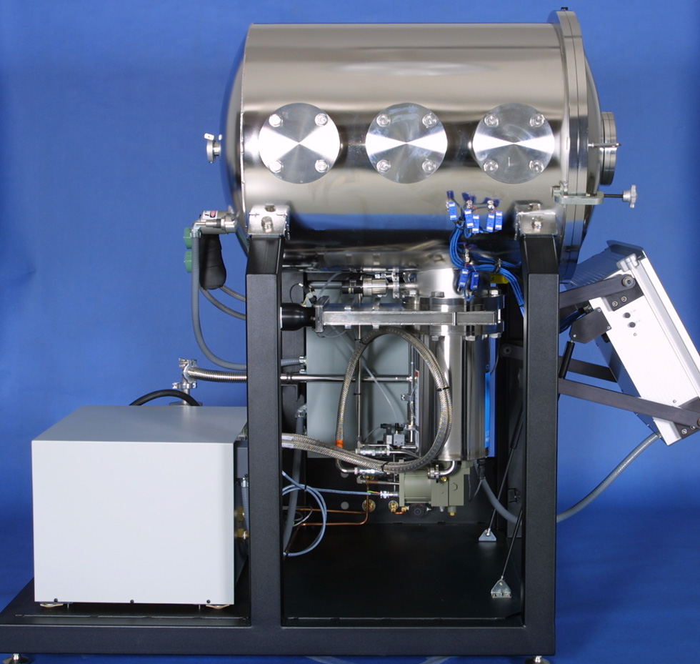DVI Model 2600 Thermal Vacuum Test System - Side View, Controls Up